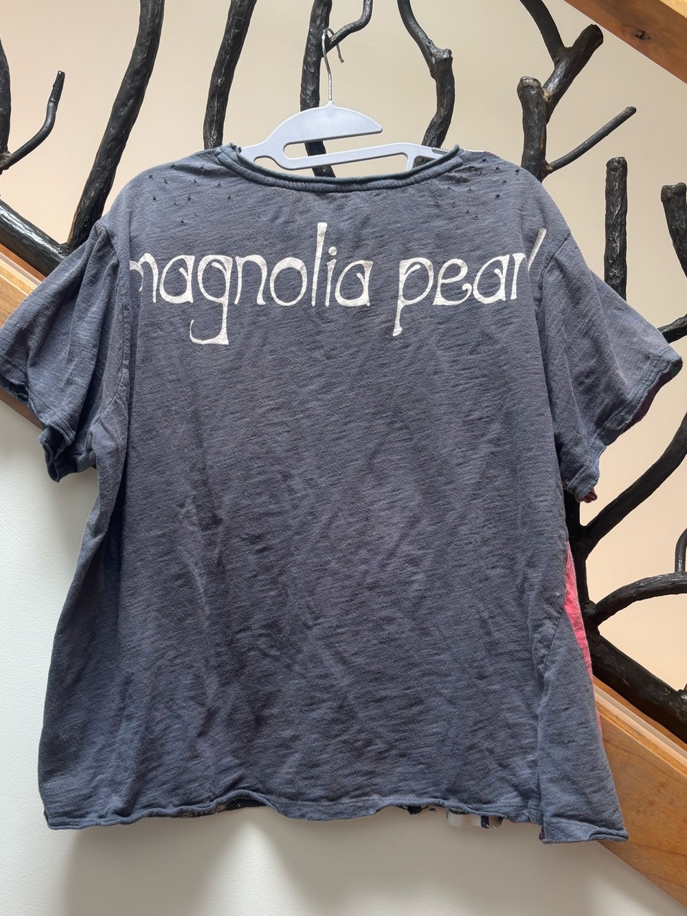 Magnolia Pearl Black & Rainbow 'Rainbow Warrior' Short Sleeve Tee - Picture 2 of 2